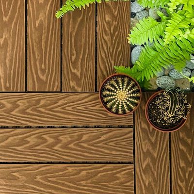 좋은 가격 patio wood interlocking composite deck tiles 날씨에 저항 하는 온라인으로